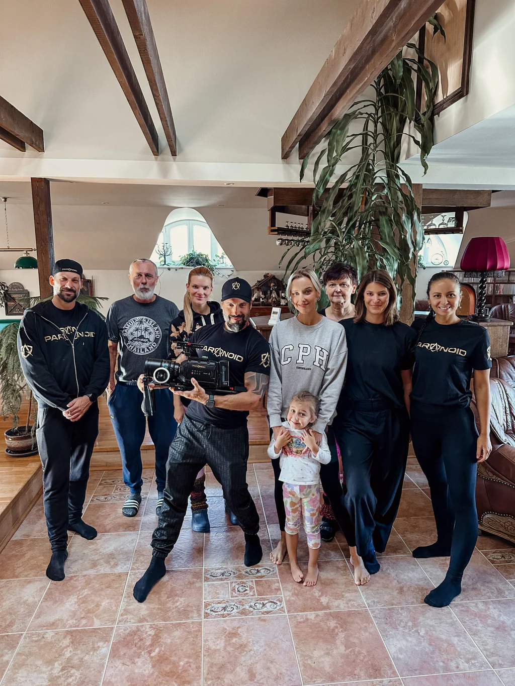 Fotogafie z natáčení videoklipu Medúza 