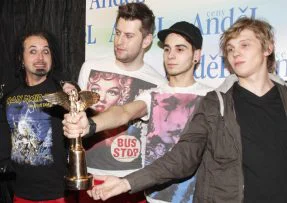 Kapela Mandrage s cenou Anděl 2011