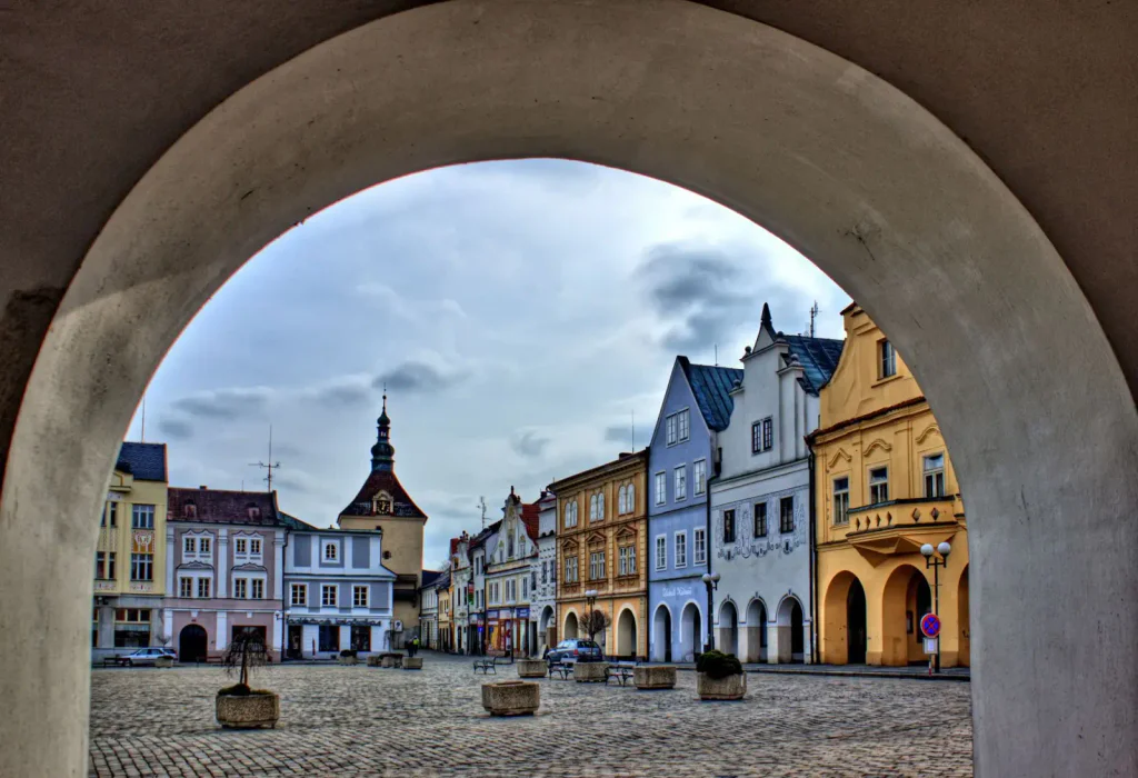 Masarykovo náměstí v Pelhřimově