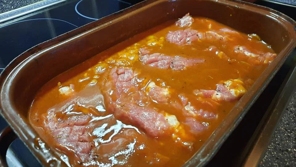 Obrázek k receptu na chilli krkovičku s batáty