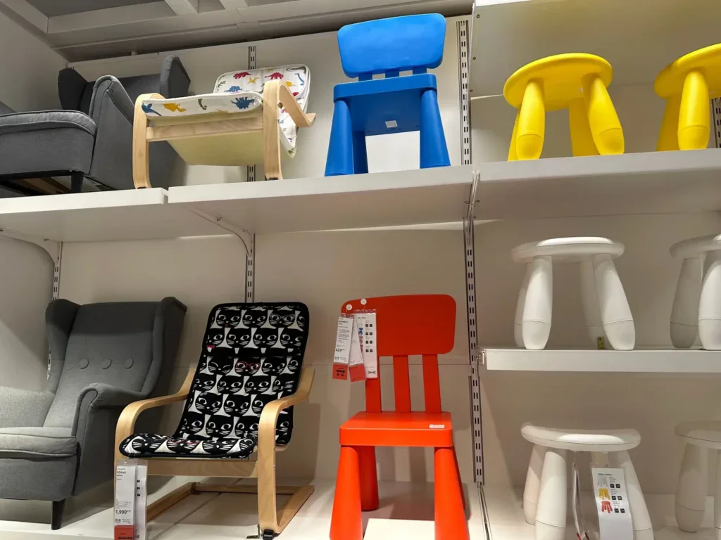 Výběr židlí Ikea