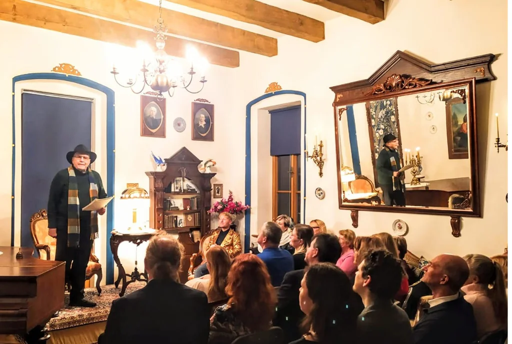 Jan Přeučil - vystoupení na zámku Staré Ždánice