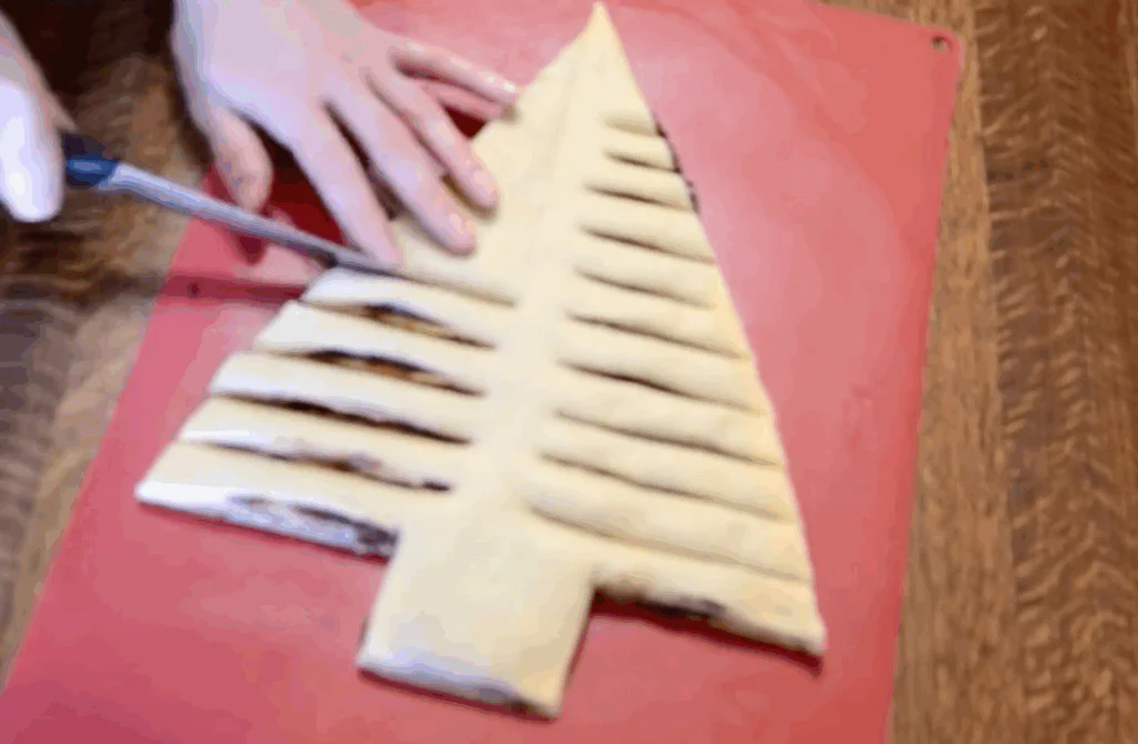 Obrázek k receptu na pečený vánoční stromeček