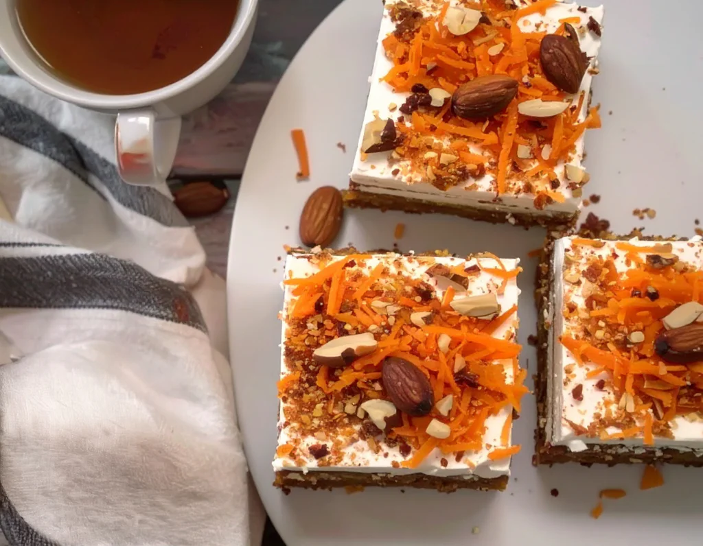 Obrázek receptu na Mrkvové řezy vonící podzimem a skořicí