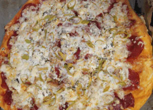 Obrázek k receptu na domácí pizzu s paprikášem