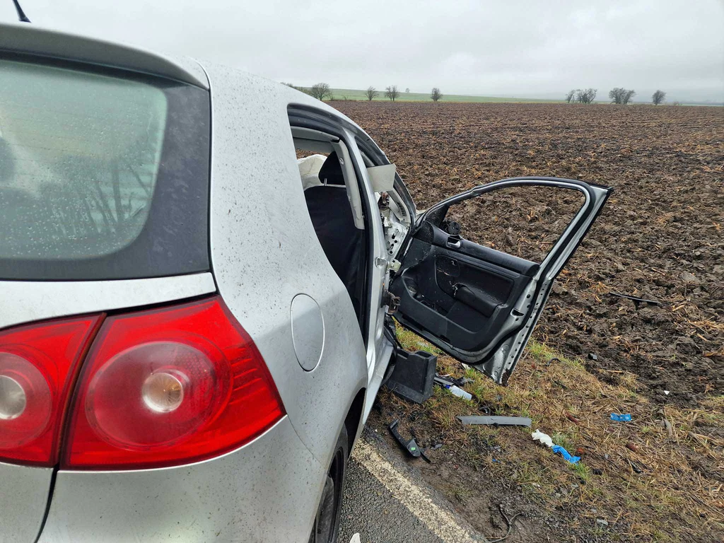 Tragická nehoda na Břeclavsku. Foto. PČR