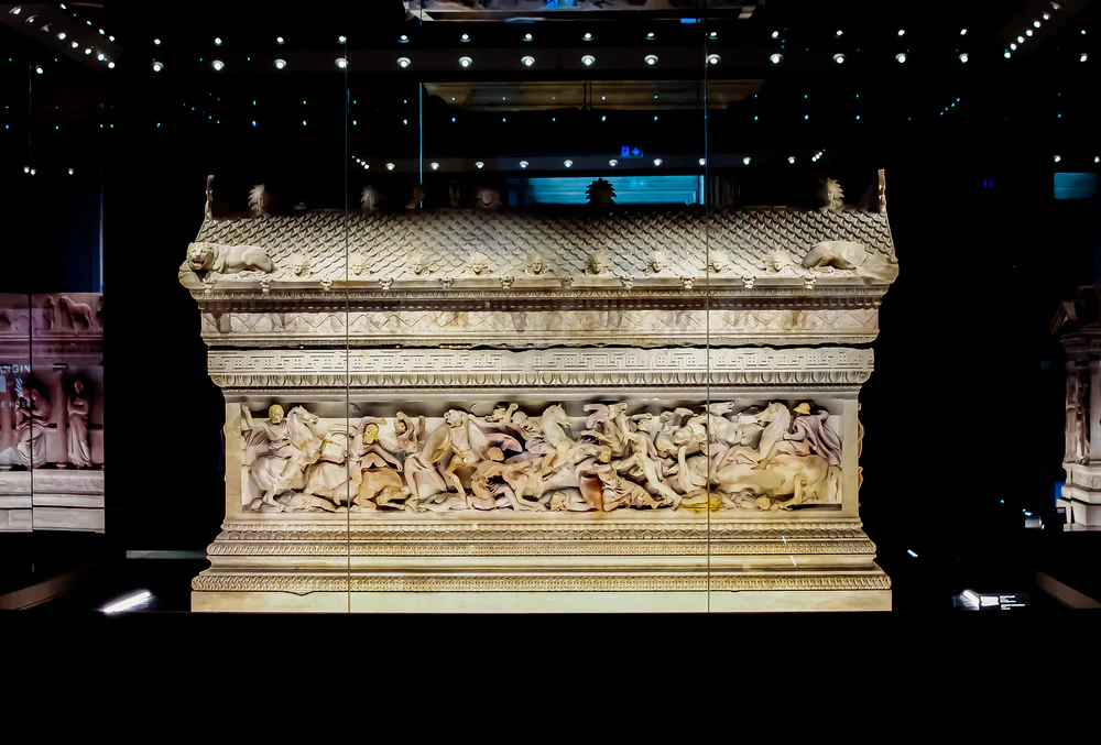 sarkofág Alexandra Velikého