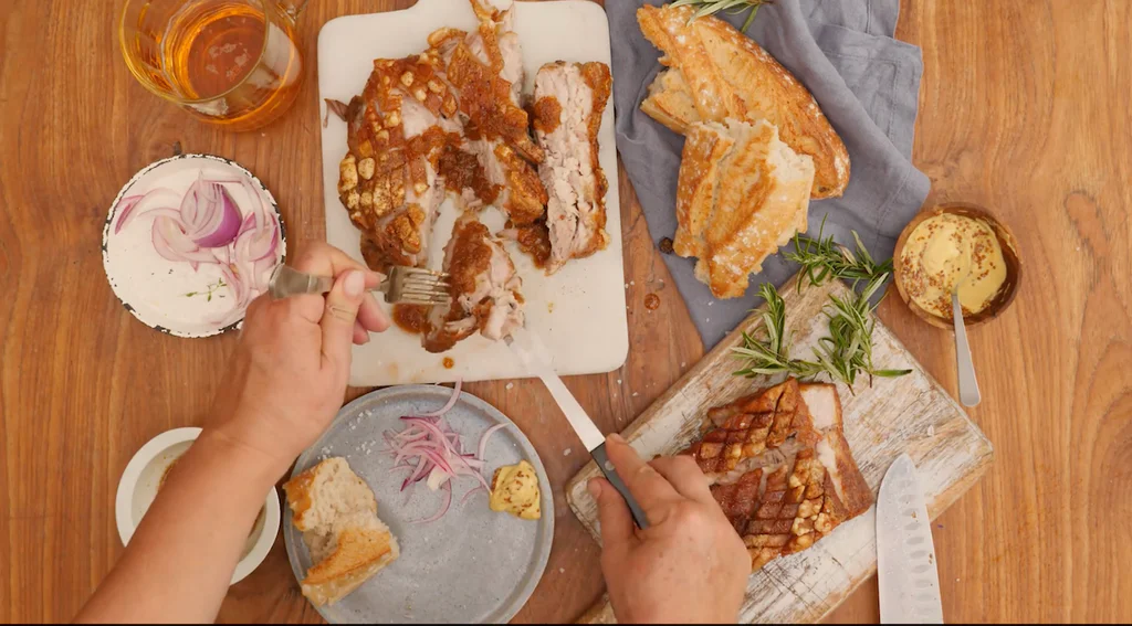 Pomalu pečený bůček