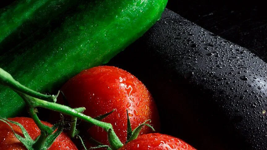 Rajčatovo-okurková maska