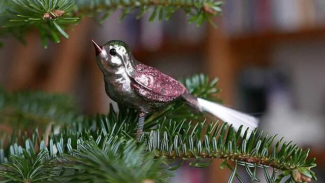 retro vánoční ozdoba