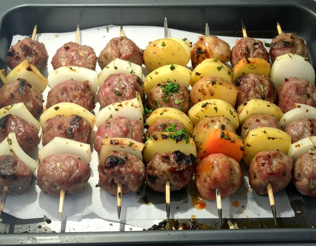 Obrázek k receptu na karbanátky na jehle