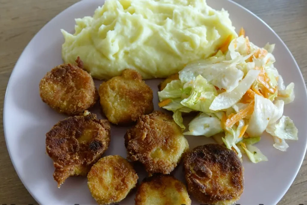 Obrázek receptu na Smažené cuketové medailonky v trojobalu