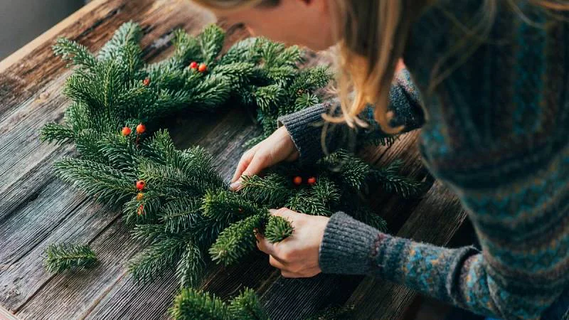 výroba adventního věnce