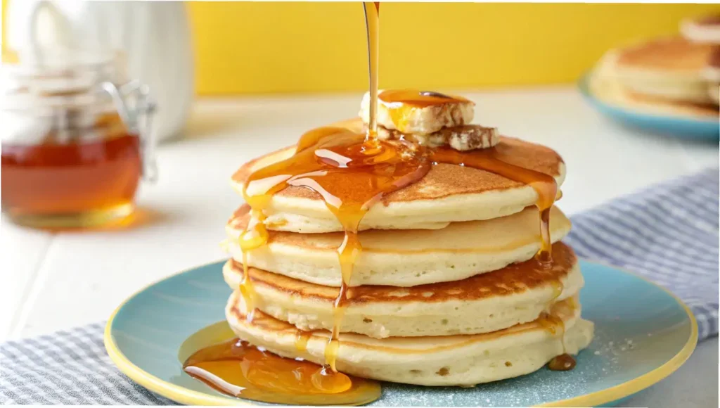 americké lívance s javorovým sirupem