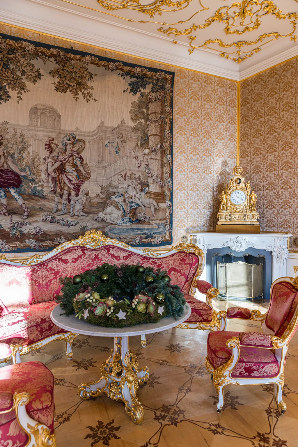 Vánočně vyzdobené prostory Pražského hradu. Foto: Kultura Pražského hradu