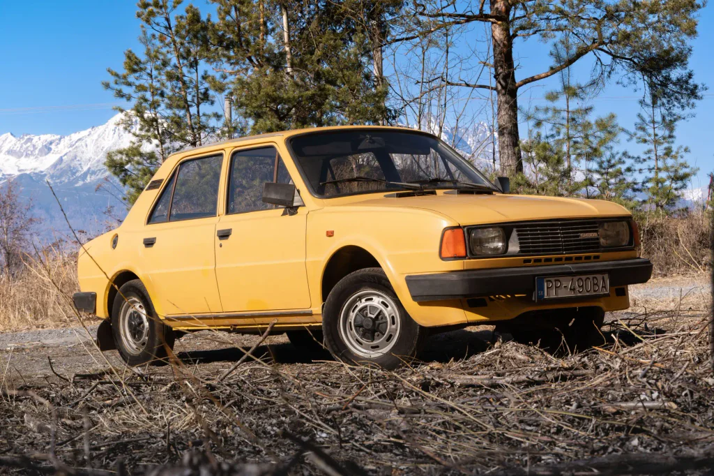 Škoda 105 patří dnes již k veteránům.
