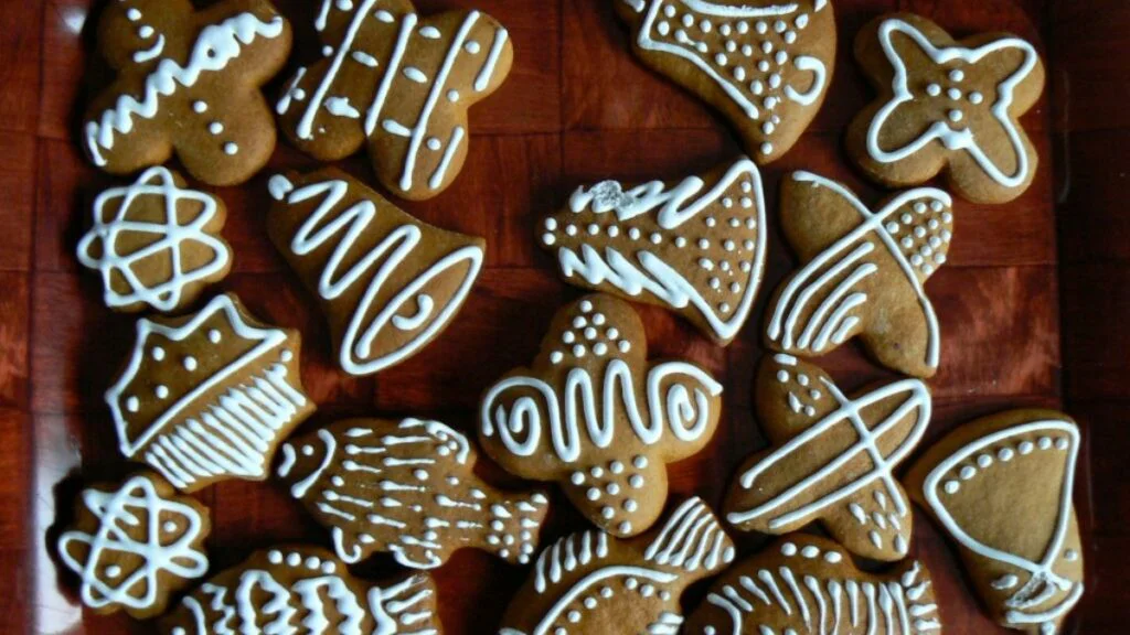 Vánoční zdobený perník 