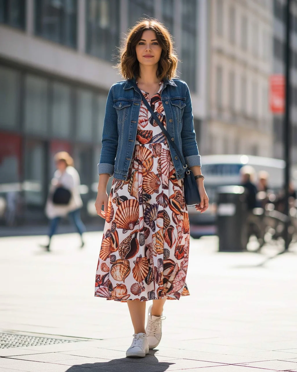 Žena v letním outfitu