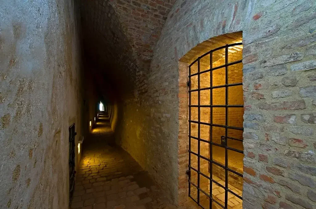 kasematy na hradě Špilberk v Brně