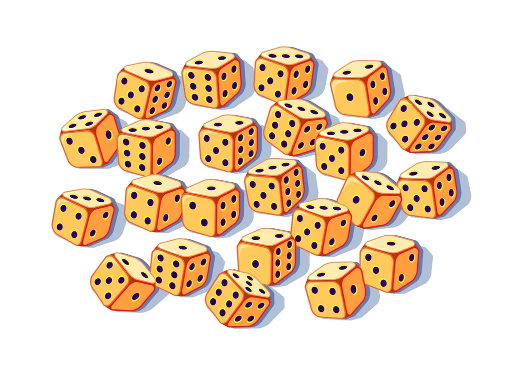 Najděte kostku s desítkou.