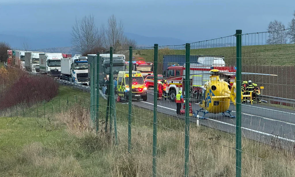 Nehoda u Bílého Kostela. Foto: Andrea Demi