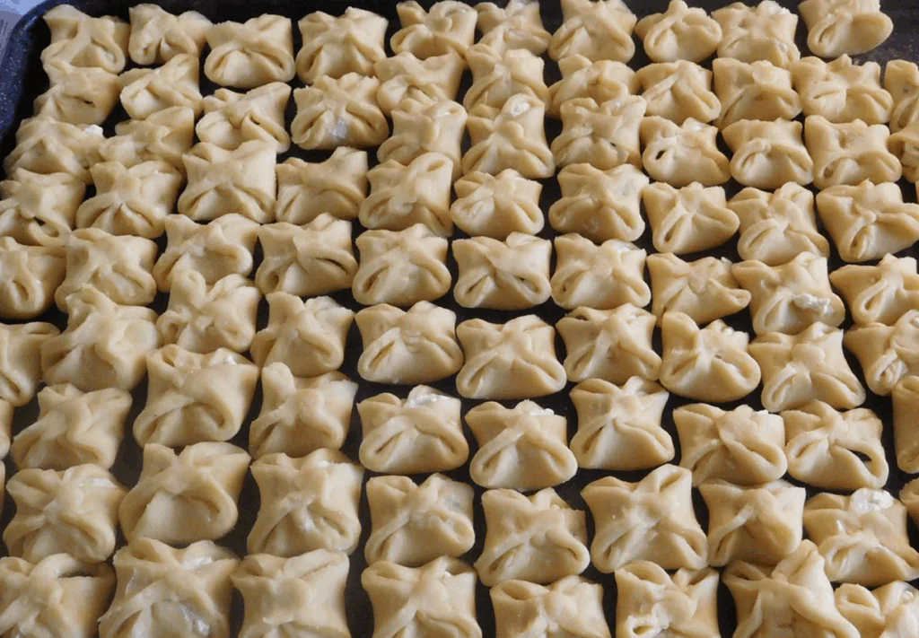 Obrázek k receptu na nekynuté šátečky s máslem