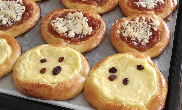 Obrázek k receptu na kynuté koláčky