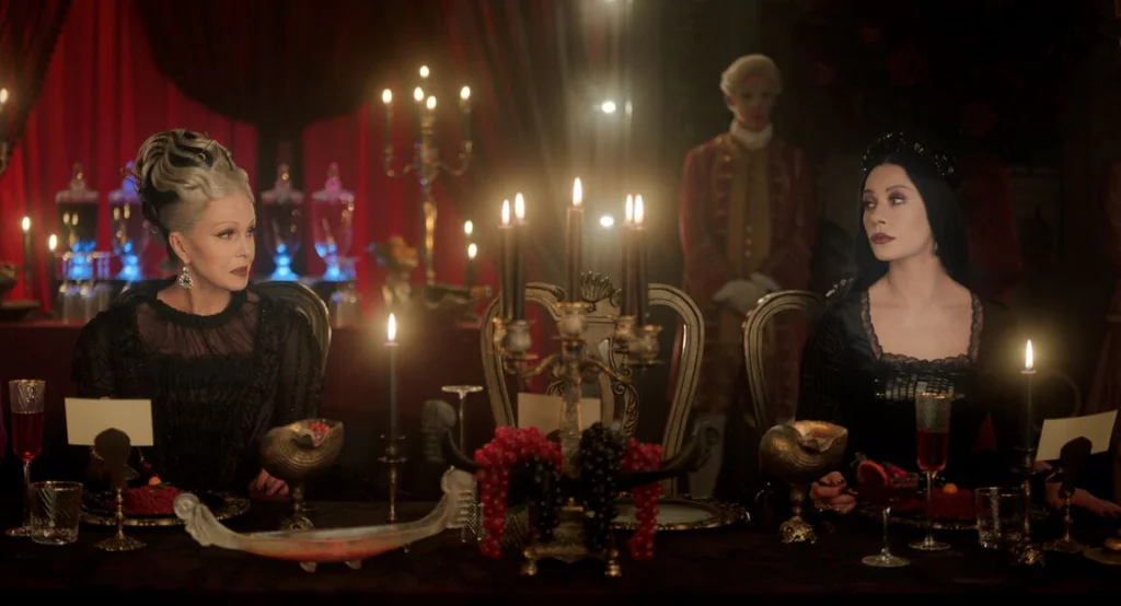 Joanna Lumley as Grandmama, Catherine Zeta-Jones as Morticia Addams