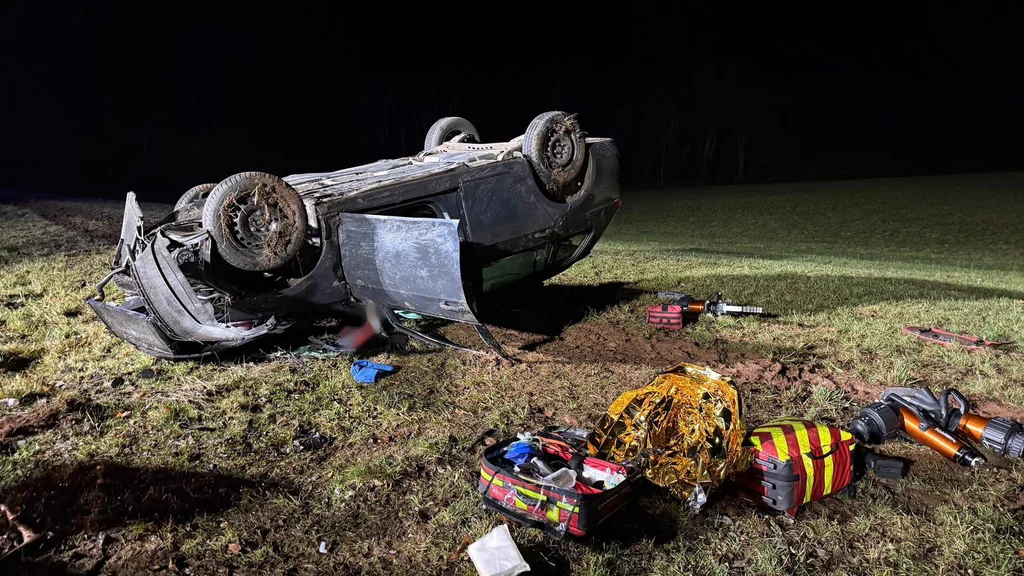 Nehoda u Bernartic. Foto: HZS