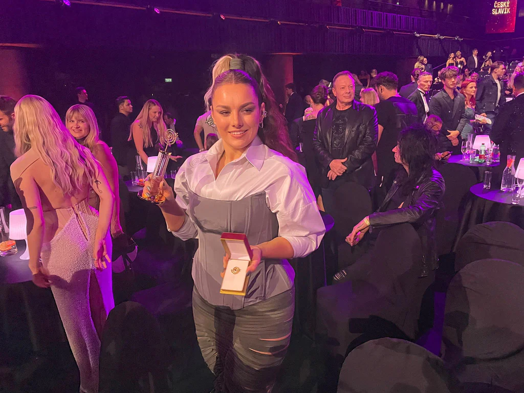 Zlatá slavice 2025 Ewa Farna. Foto: Pavel Gwužď / Nextfoto