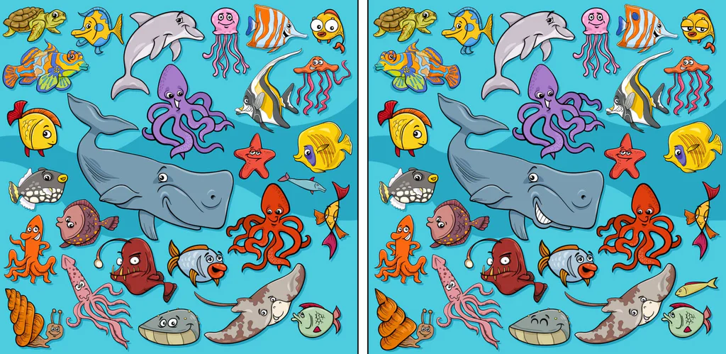 Najděte 12 rozdílů.