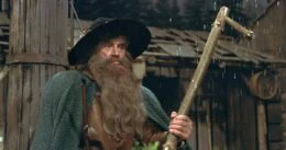 Fotografie Františka Peterky v roli Krakonoše