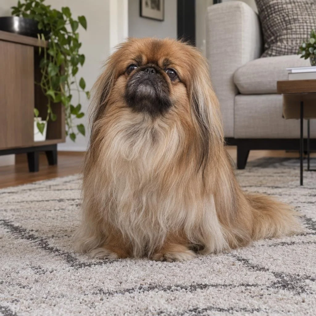 gpt-image-2.5-sunburst_A_photorealistic_Pekingese_sitting_calmly_on_a_rug_in_a_modern_living_room_watch-0