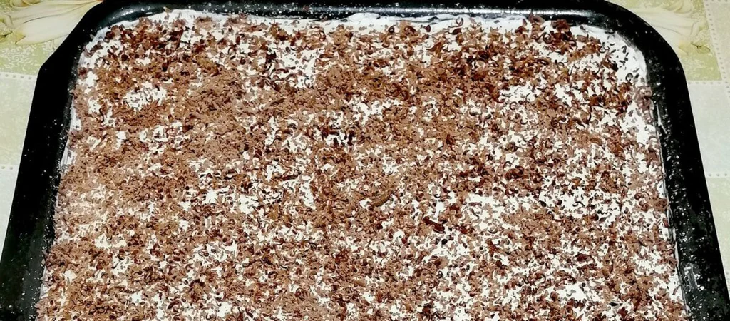 Recept na řezy špičky na plech. Koňakový dezert.