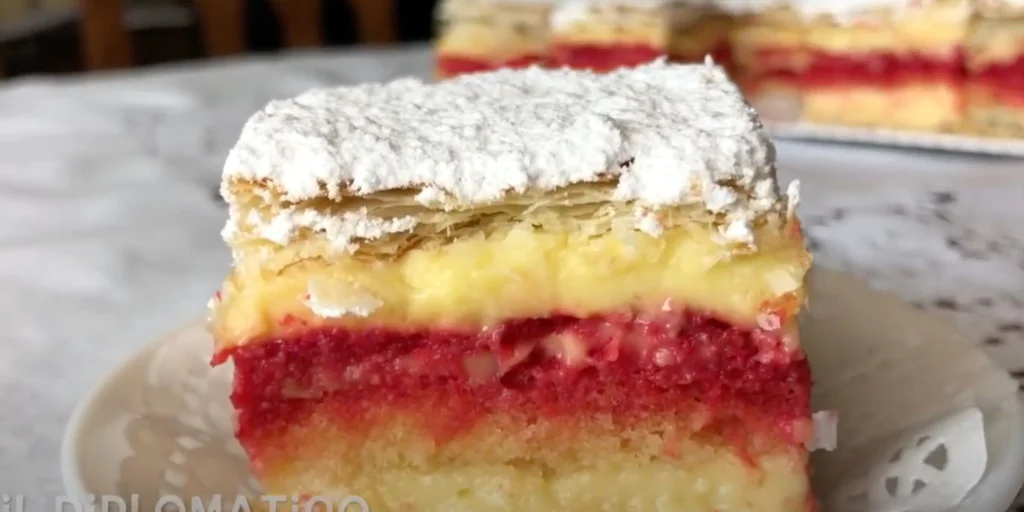 Obrázek receptu na Diplomatický zákusek s kapkou likéru a vůní Itálie