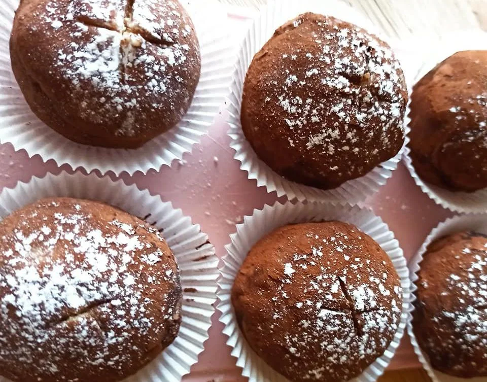 Retro dezert brambora