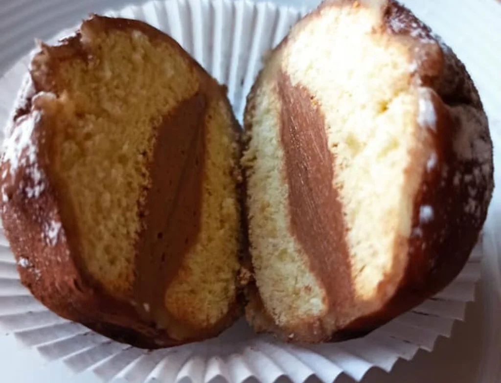 Retro dezert brambora