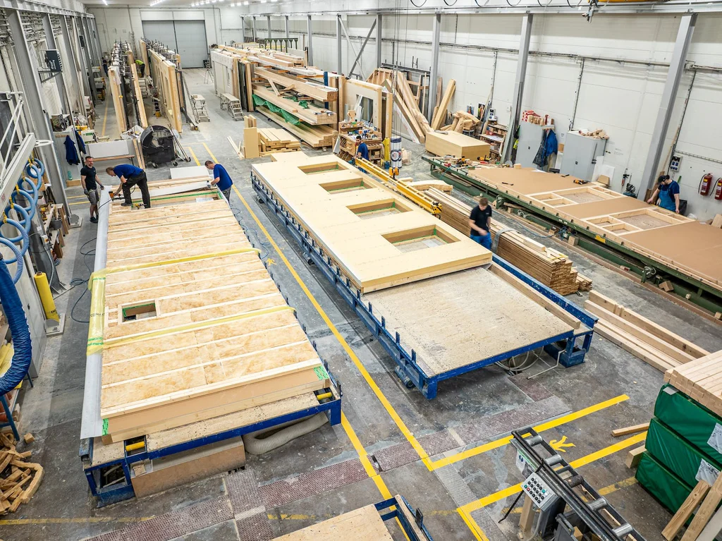 Výroba dřevostavby