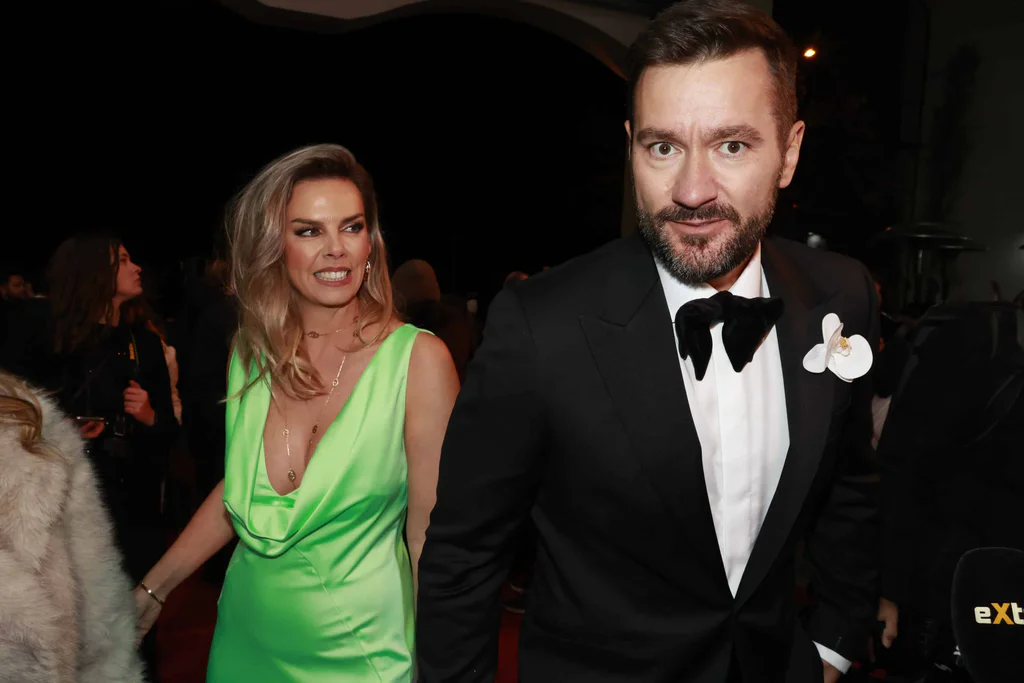 Marek Ztracený s manželkou na slavících. Foto: Nextfoto