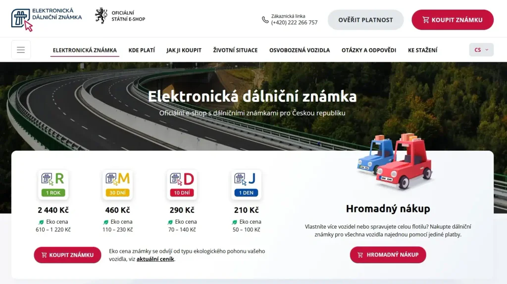 Podvodníci spustili dokonalou kopii oficiálního webu. Lidé platí za dálniční známky a peníze mizí.