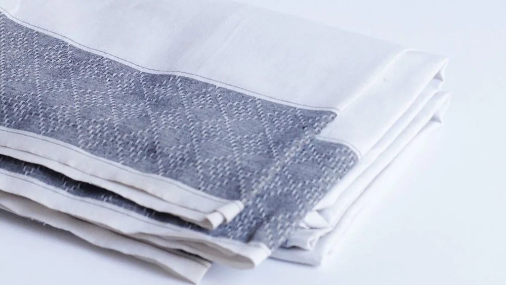 čistá složená utěrka