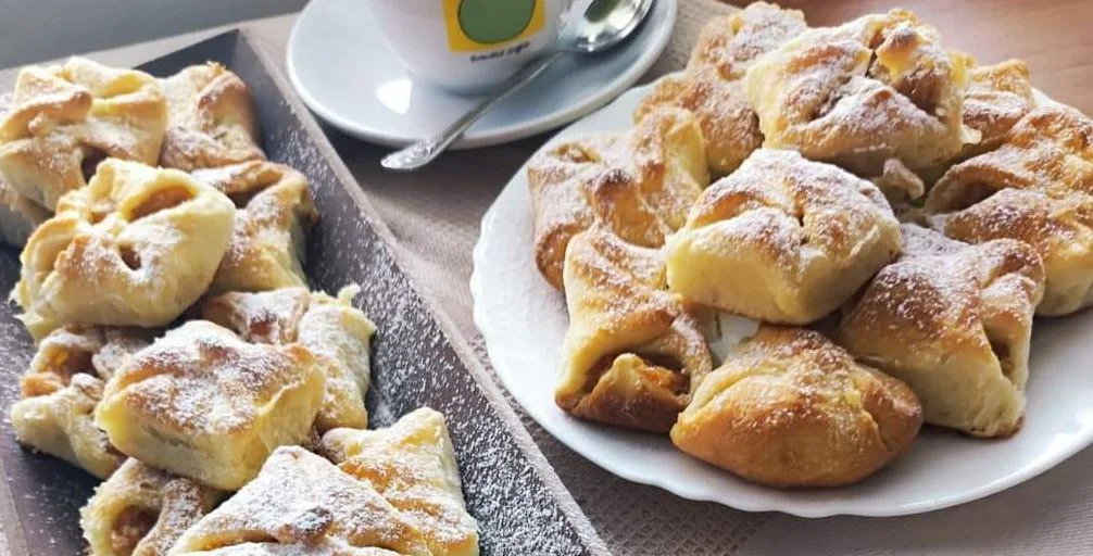 Šátečky s jablečnou náplní