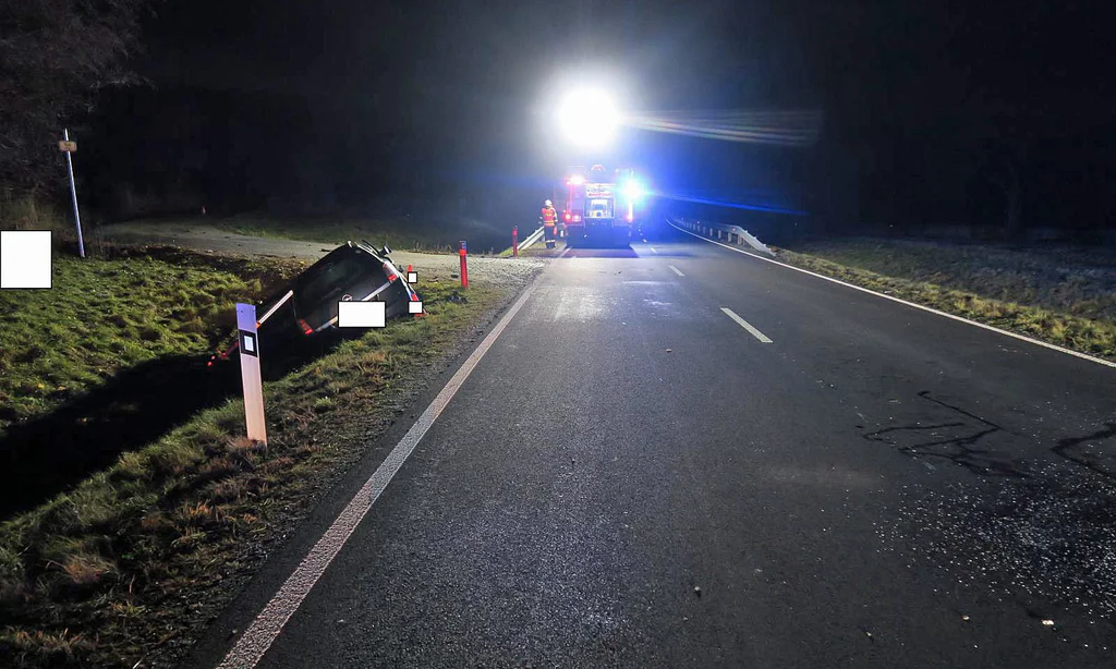 Tragická nehoda u obce Žár. Foto: Policie ČR