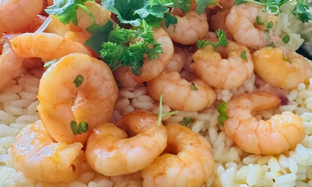 Recept na Šafránové rizoto s krevetami