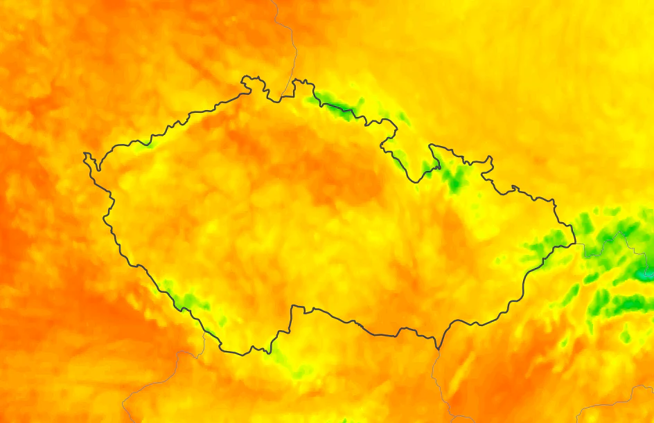Teploty ve čtvrtek dosáhnou 13/17 °C, na severovýchodě pouze 10/14 °C