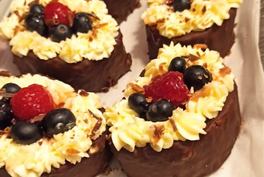 Zapomenutý dezert z cukráren ovocný terč nebo jezírko