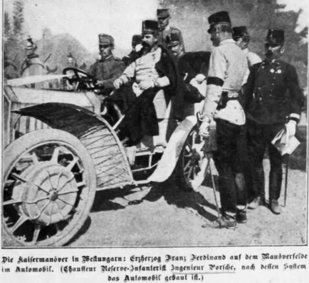 Offroad verze Lohner-Porsche 1902