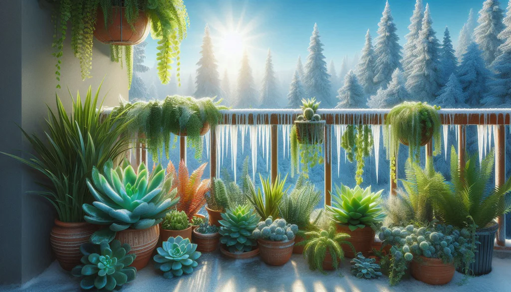 Balkon, Přezimování rostlin