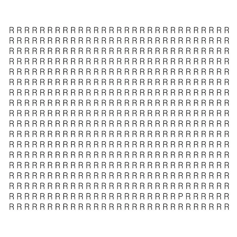 Najděte skryté písmeno P.