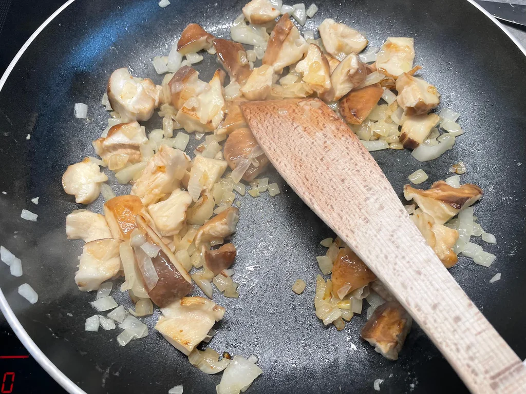 Příprava hub šiitake